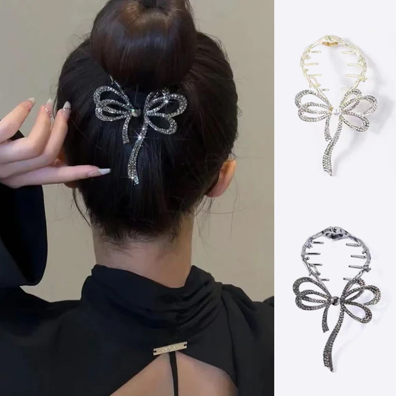 Bow Light Luxury Premium Feeling Hair Clip