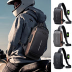 Theft-proof shoulder bag with USB charging port