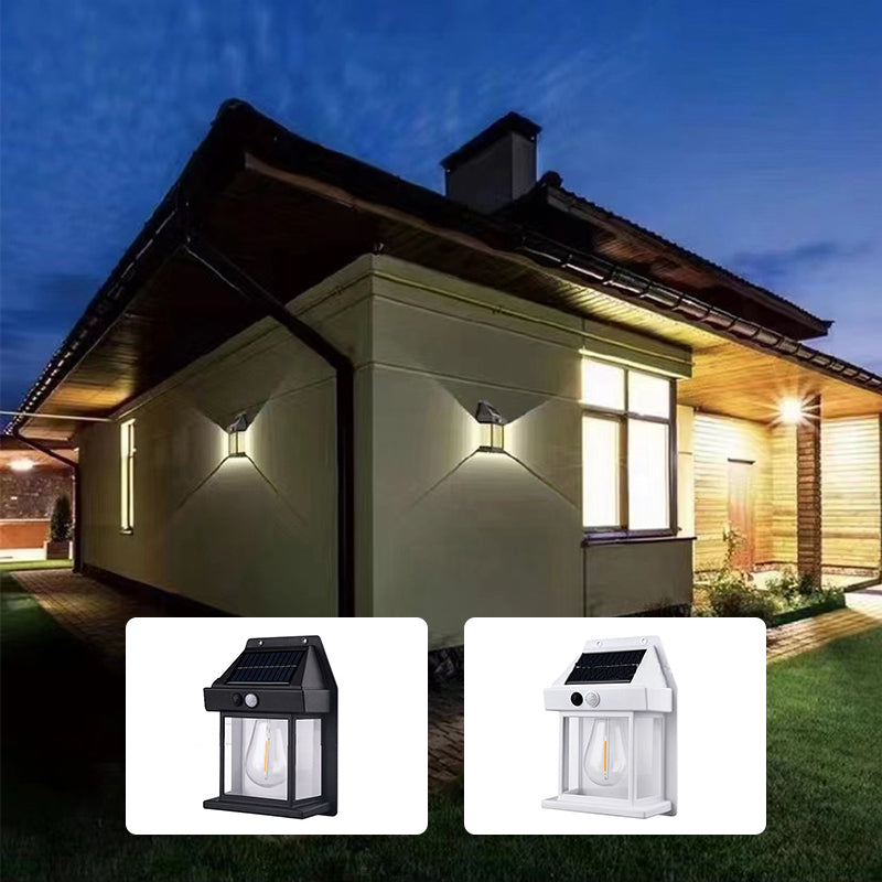 Solar Wolfram Wall Light