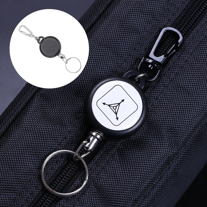Retractable keychain with high load capacity
