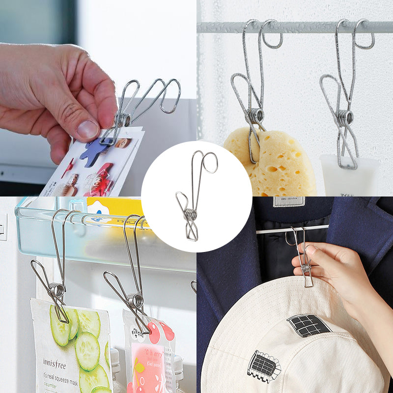 Stainless Steel Laundry Clips Hook Clip