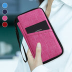 Multi-Pocket Family Travel Document Bag