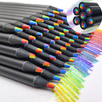 Fun Rainbow Gradient Colored Pencil