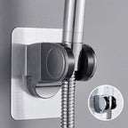 Self-adhesive shower head holder