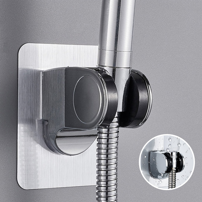 Self-adhesive shower head holder