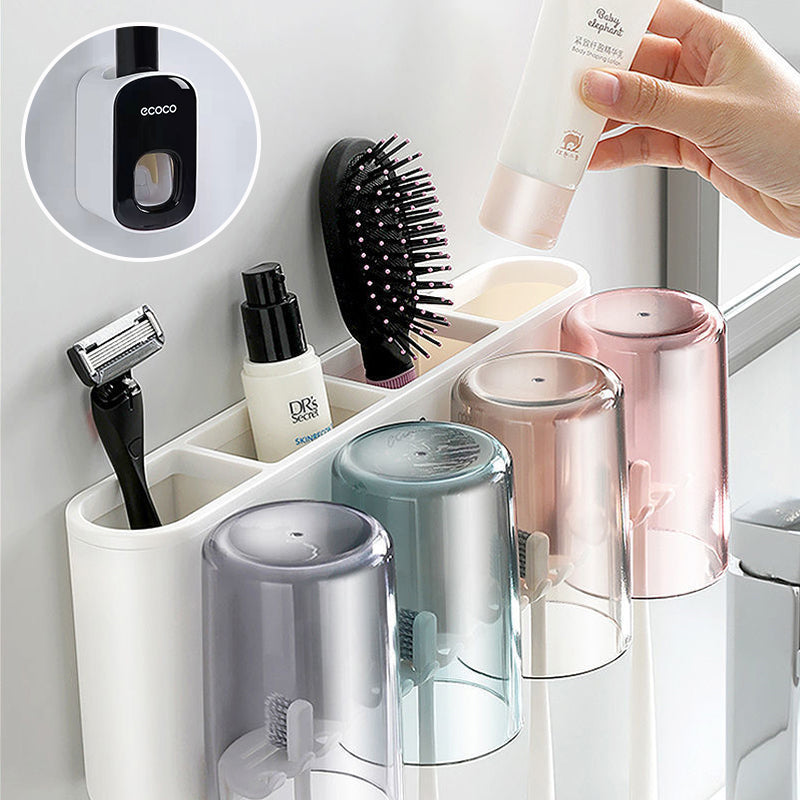 Gap-free toothbrush holder