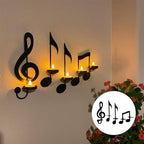 LyricGlow - Elegant Chandelier - Music Note - Chic Ambiance
