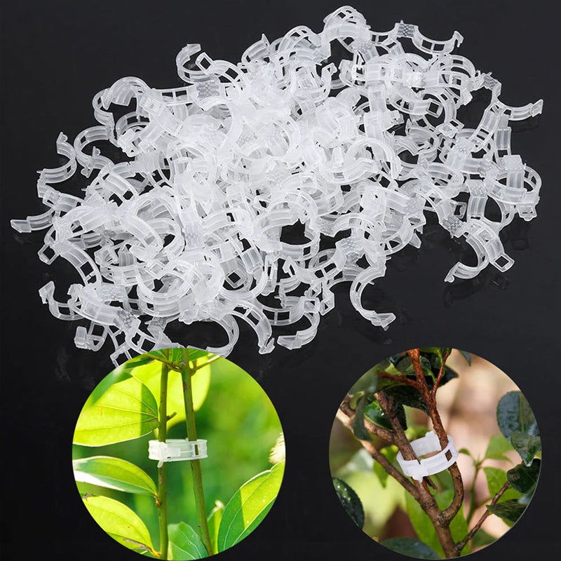 50/100/150pcs Plant Support Clips, Vine Vegetable Fastening Clips