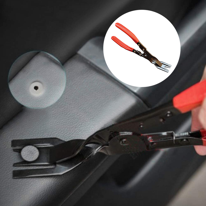 Plastic rivet pliers