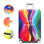 Dust cover for suitcase jacket