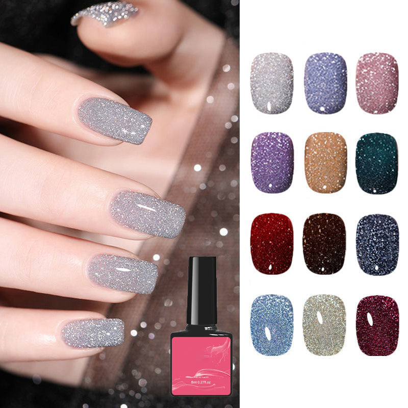High-Density Glitter Nail Gel Polish