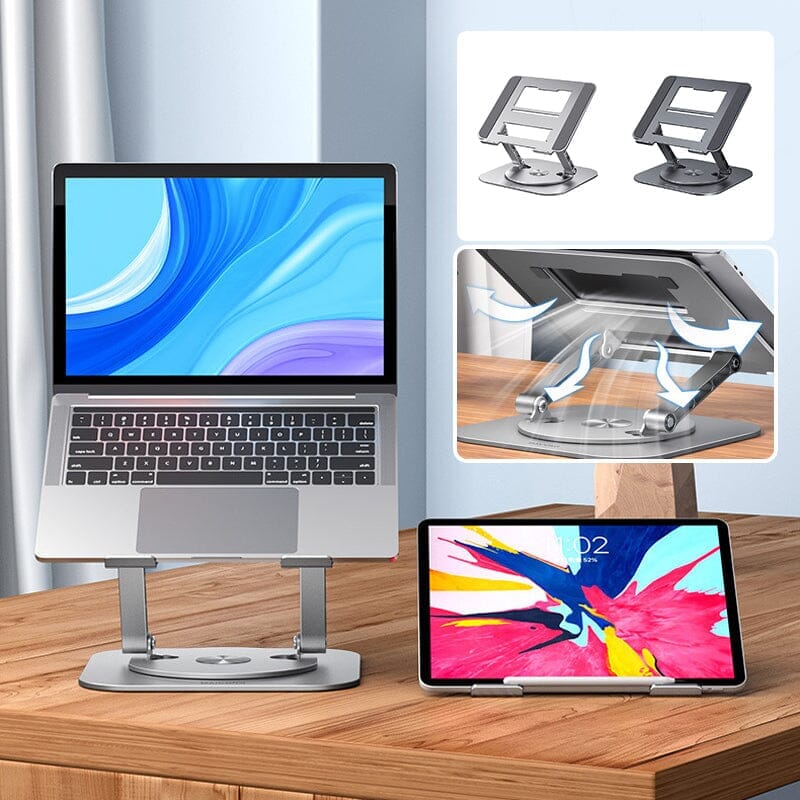 Laptop Stand Aluminum Alloy Rotating Frame