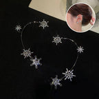 Diamond And Zirconia Earrings Without Holes