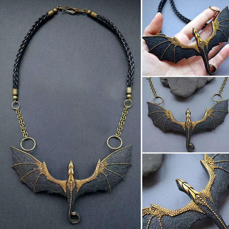 Flying Dragons Necklace