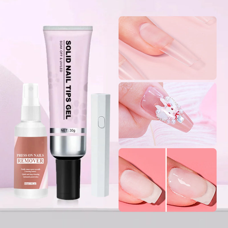 Magic Solid Nail Glue Set 3-in-1 Nail Art Sets