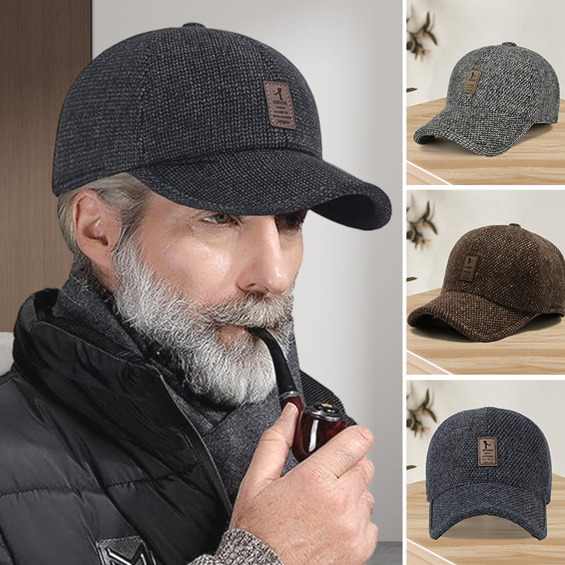 Winter baseball cap with ear protectors