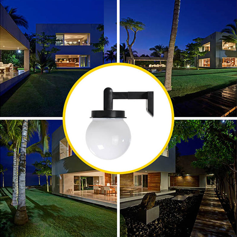 Solar Wall Sphere Light (2 pieces)
