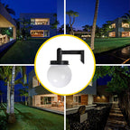 Solar Wall Sphere Light (2 pieces)