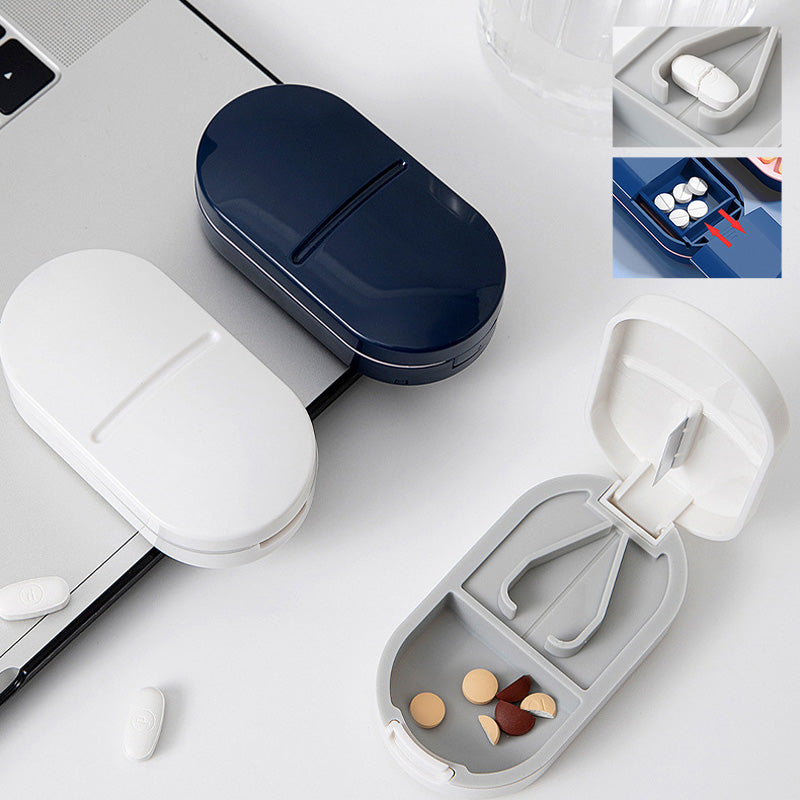 Medicine Pill Cutter Box