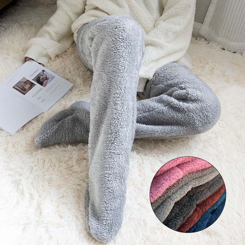 Knee warmer socks