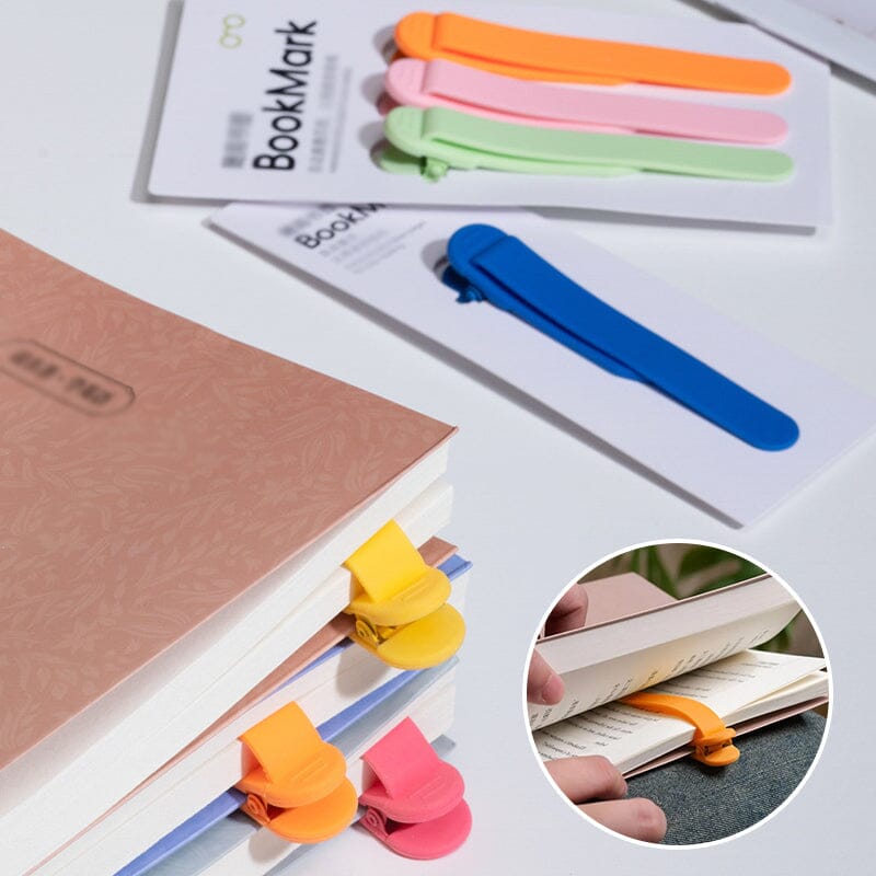 Bookmark made of silicone
