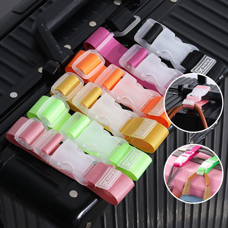 Luggage carrier clip buckle