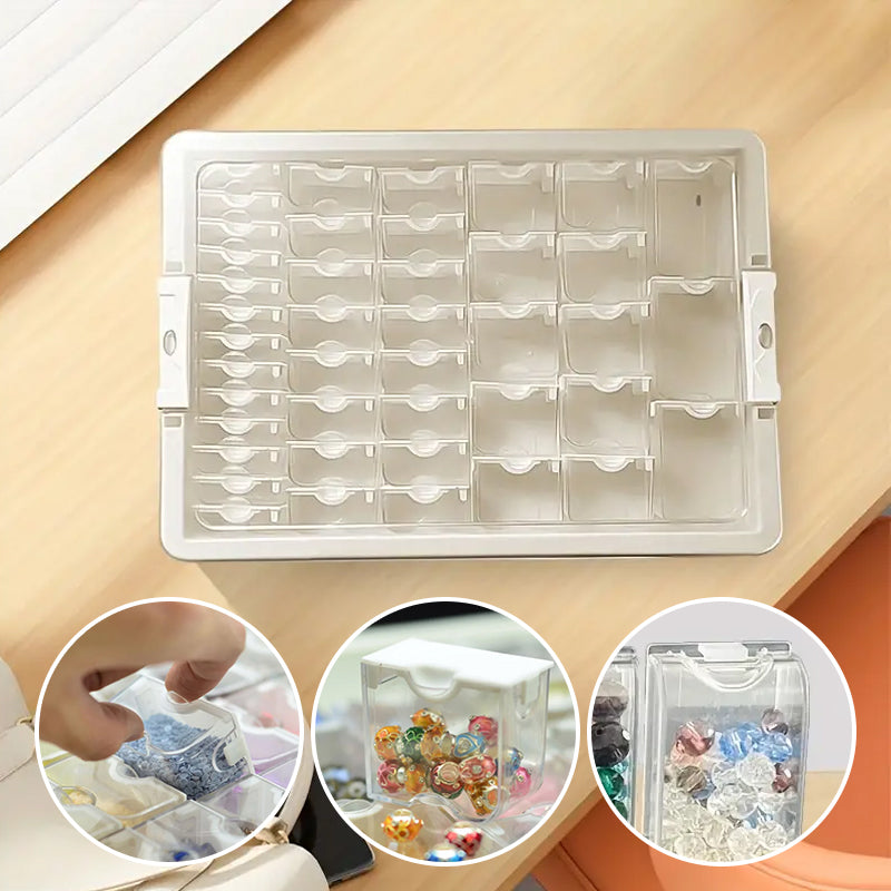 Nail Art Box DIY Beads Jewelry Storage Box