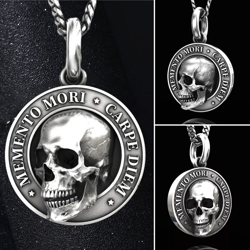 Skull Necklace Made of Titanium Steel