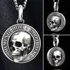 Skull Necklace Made of Titanium Steel
