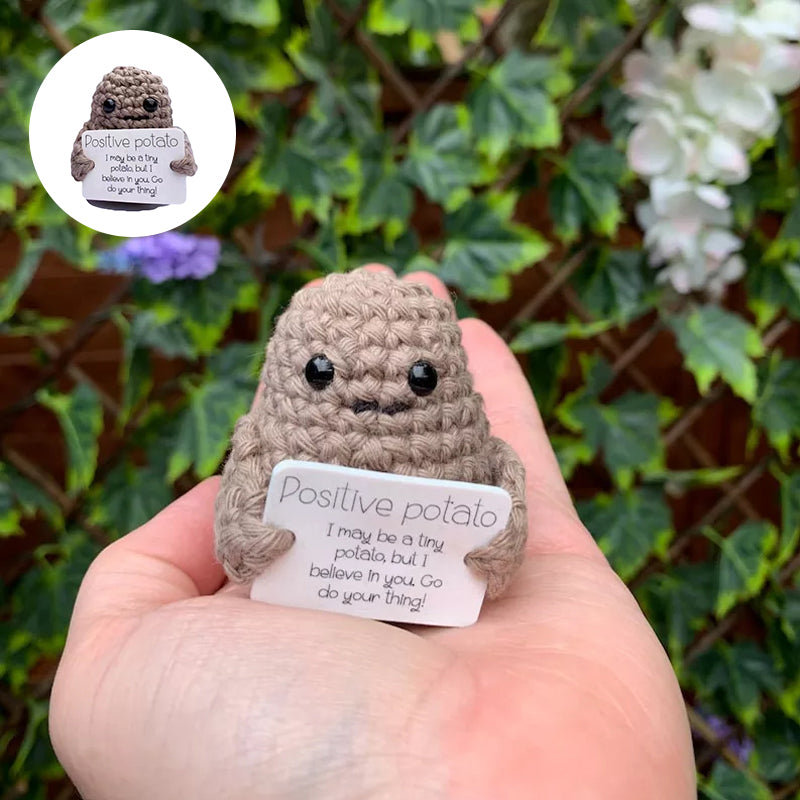 Funny Gift Knit Positive Potato