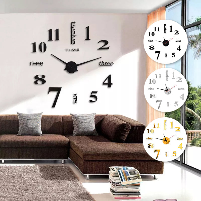 Modern DIY Screwless Wall Clock