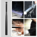 Baseball Bat Shaped LED Flashlight | Aluminum Alloy, 3 Lighting Modes | Emergency & Utility Use
