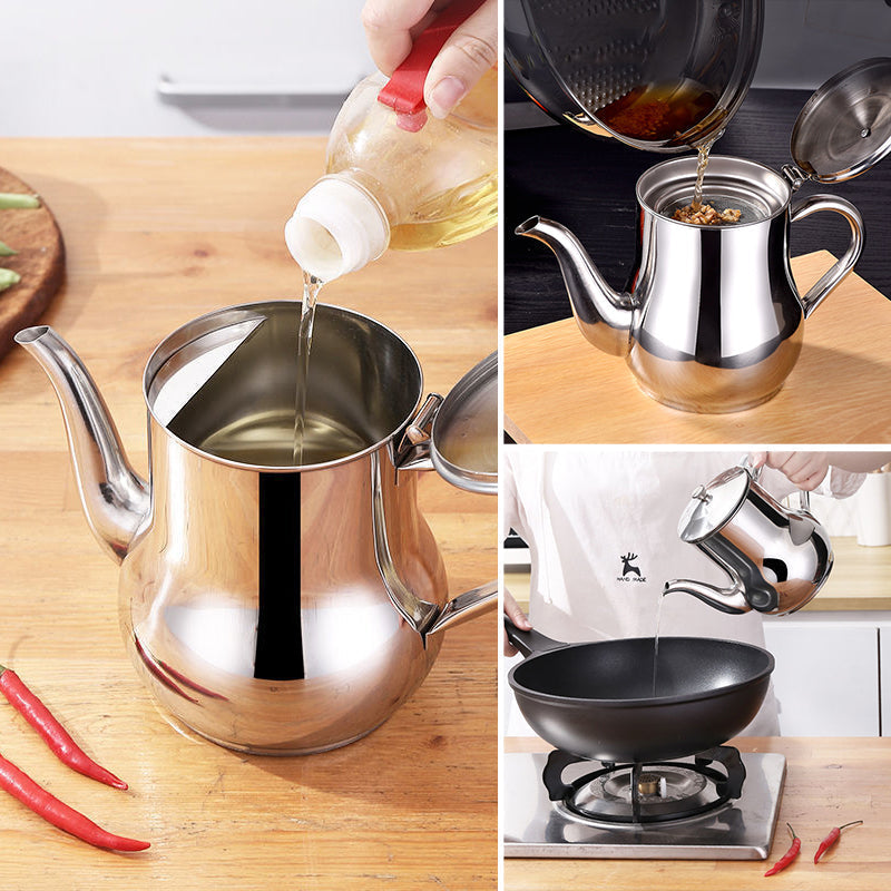 Stainless Steel Oil Can