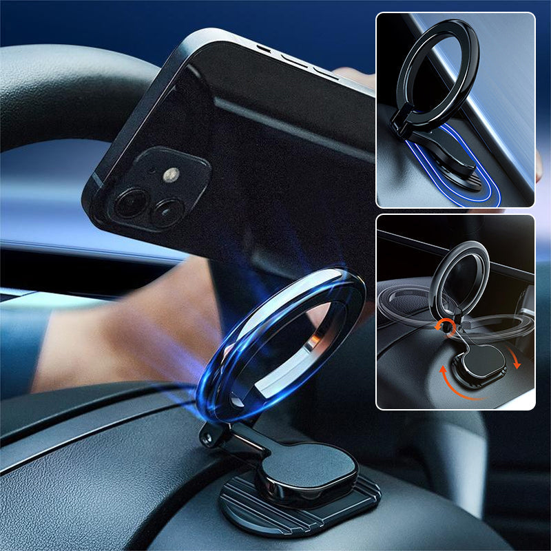 Foldable mobile navigation stand