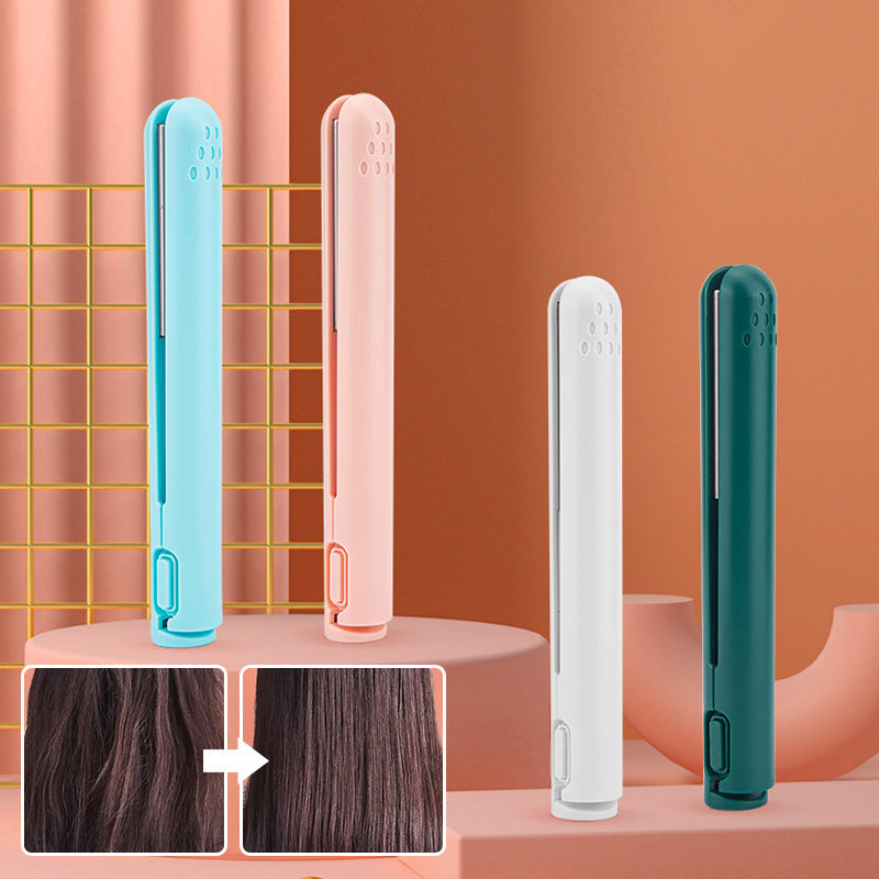 Mini curling iron with two uses
