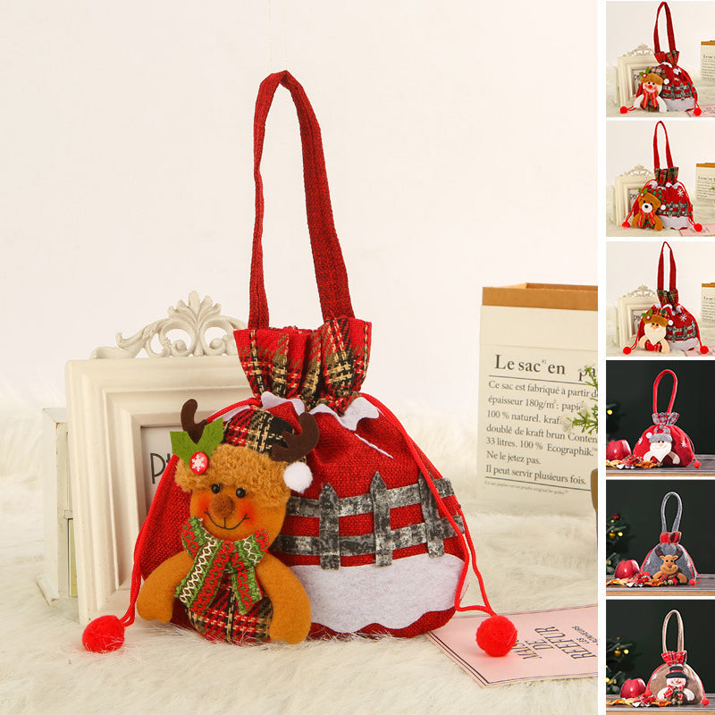 Christmas gift bag zipper design