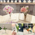 Photo Frame Vase Desk Flower Arrangement Ornament
