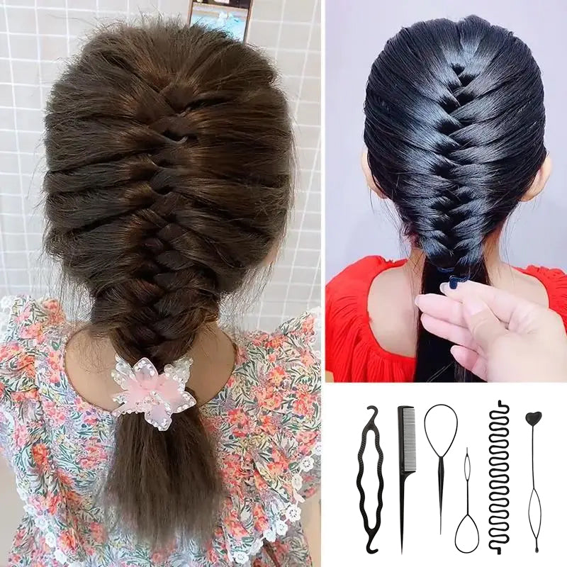Hair Styling Accessories 6 Piece/Set