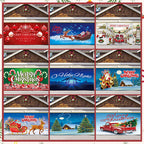 Snow Garage Door Banner Ornament