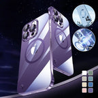 Electroplating Wireless Magnetic Charging All-Inclusive Lens Case for iPhone