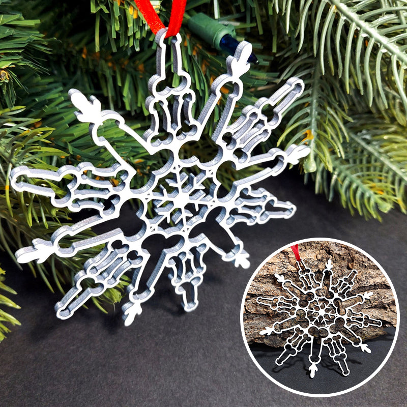 Funny Snowflake Ornaments