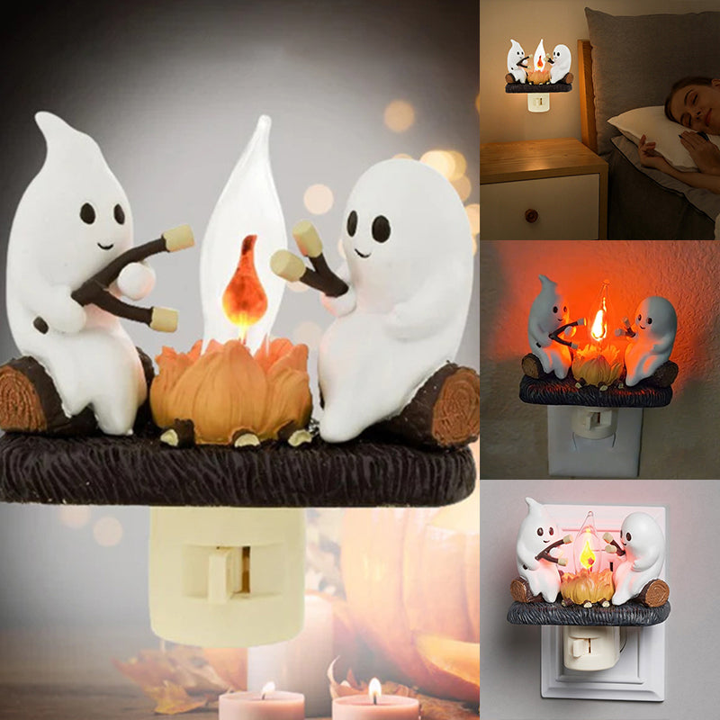 Ghost Bonfire Blinking Night Light