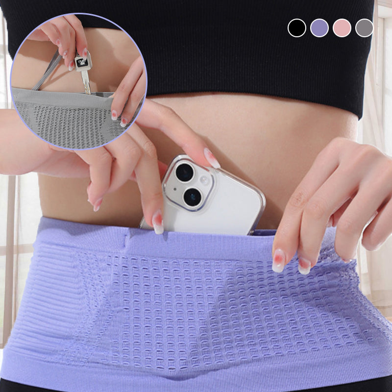 Multifunctional Knit Breathable Hidden Hip Bag