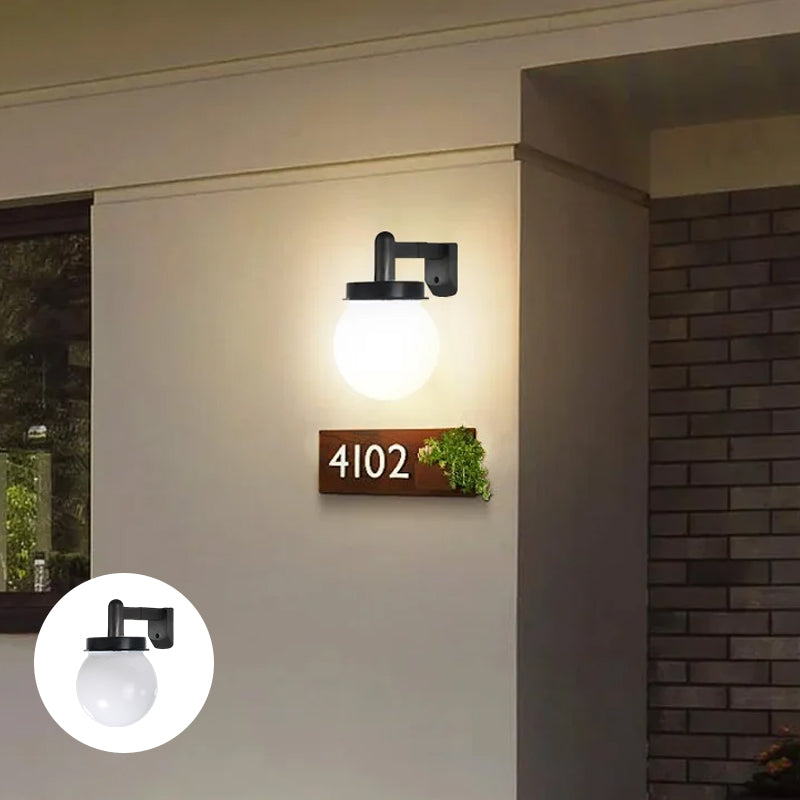 Solar Wall Sphere Light (2 pieces)