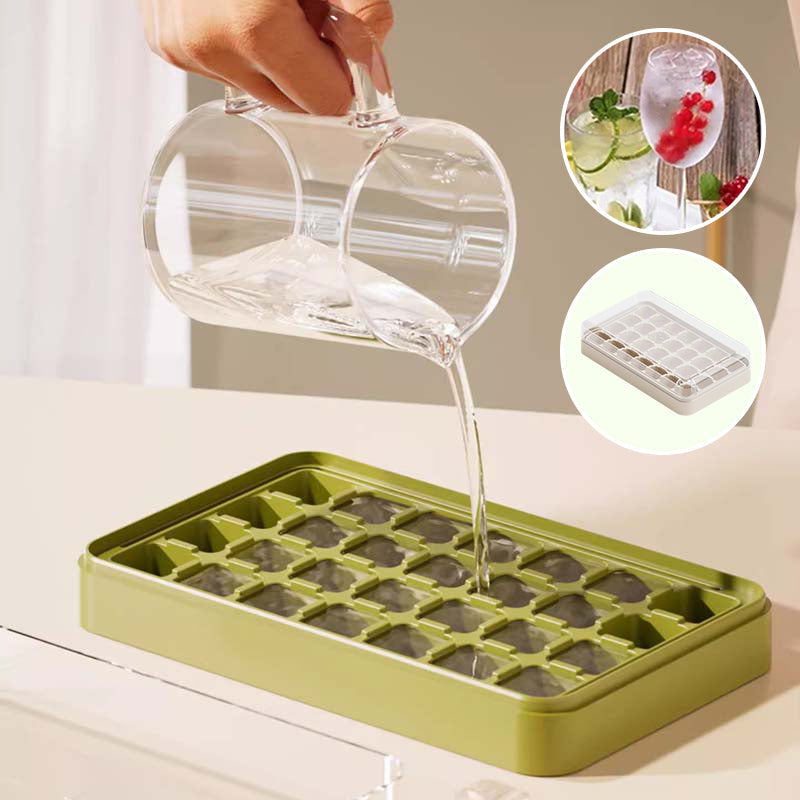 No dirty hands press ice grid molds