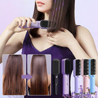 Portable negative ion hair straightener comb