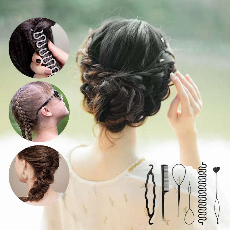 Hair Styling Accessories 6 Piece/Set