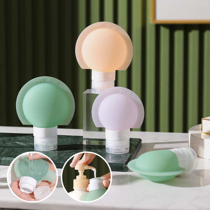 Portable Silicone Travel Bottle with Large Diameter