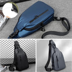 UrbanShield Waterproof Crossbody Bag with Anti-Theft Design
