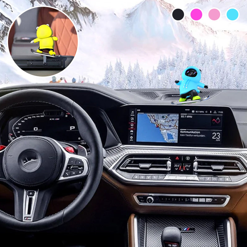 Skateboarding Bears Car Decoration